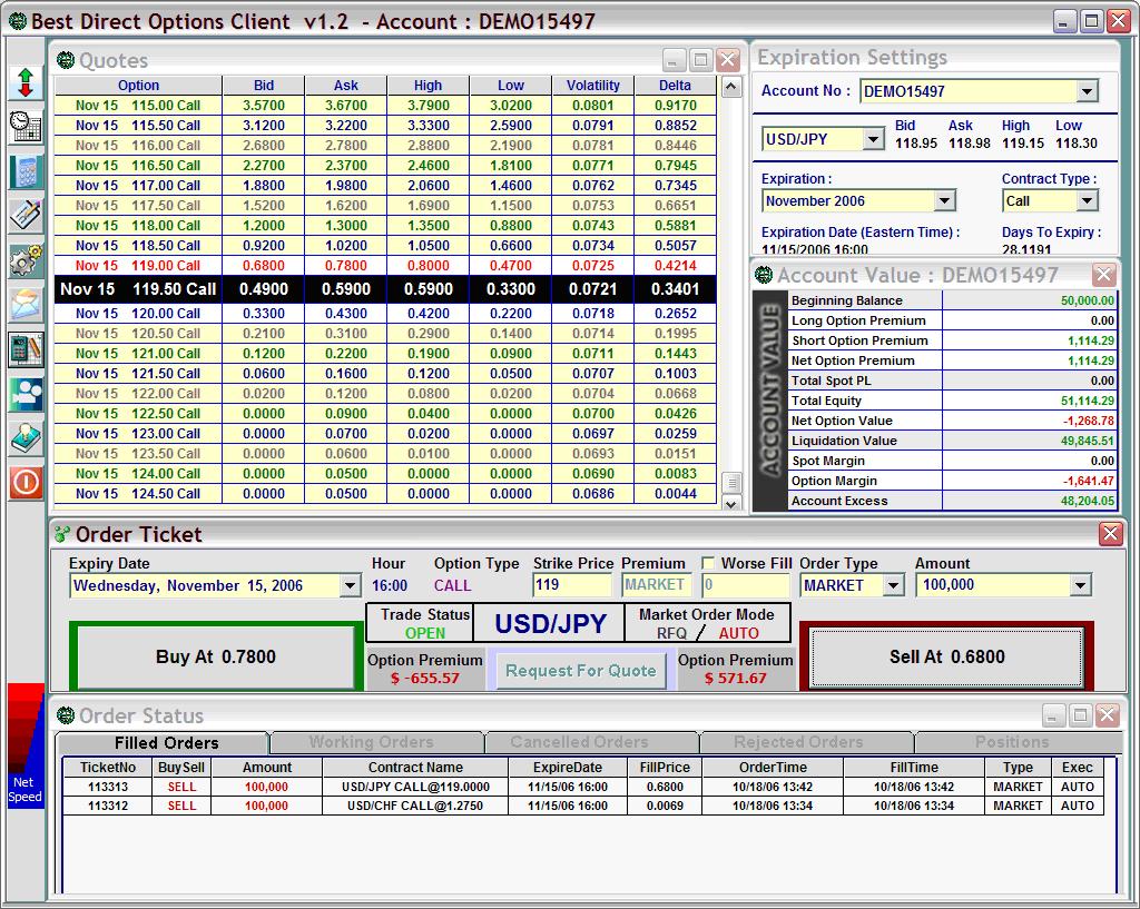 trading option navigator