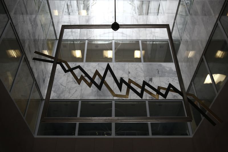 © Reuters. Greece stocks lower at close of trade; Athens General-Composite down 7.87%