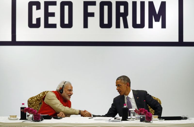 India's Modi promises U.S. business chiefs stable tax regime