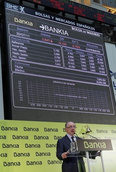 El Ibex-35 abre en positivo con lastre de Bankia