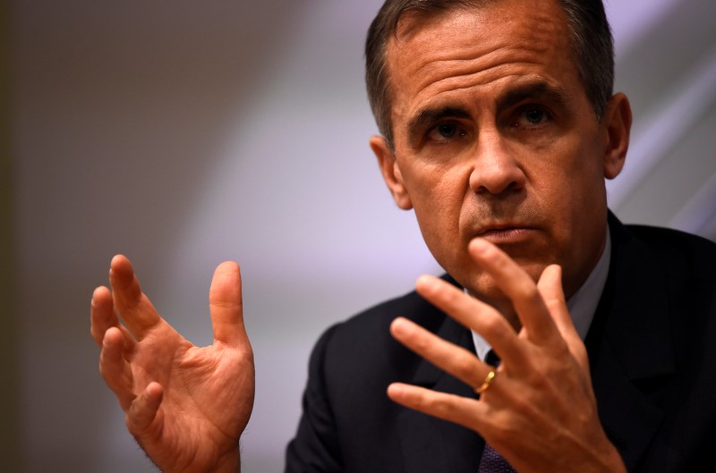 Governor of the Bank of England <b>Mark Carney</b> delivers his monthly inflation ... - LYNXNPEC5T1KG_L